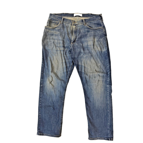 Wrangler Other - Wrangler Jeans Mens 36x30‎ Relaxed Fit Bootcut Denim Distressed Faded Western